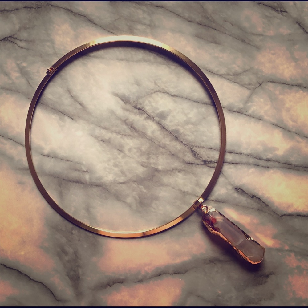 Pink Crystal Necklace